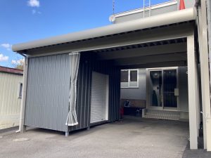 既存アルミカーポート造作