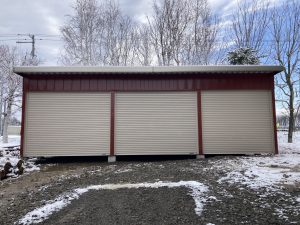 特注３連棟ガレージ