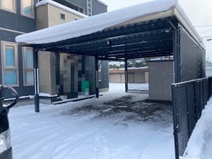 既存カーポート延長