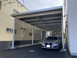特注カーポート新設工事