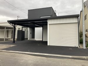 特注ガレージカーポート（ﾌｪﾝｽ付き）