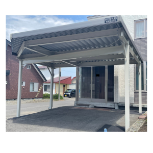 特注カーポート（隅切り角地）