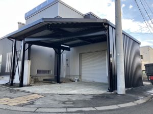 特注カーポート（隅切り）