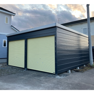 特注２台用ガレージ